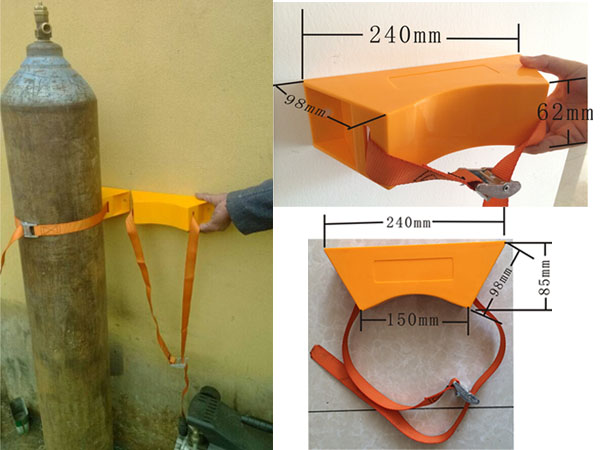 实验室气瓶固定墙上固定